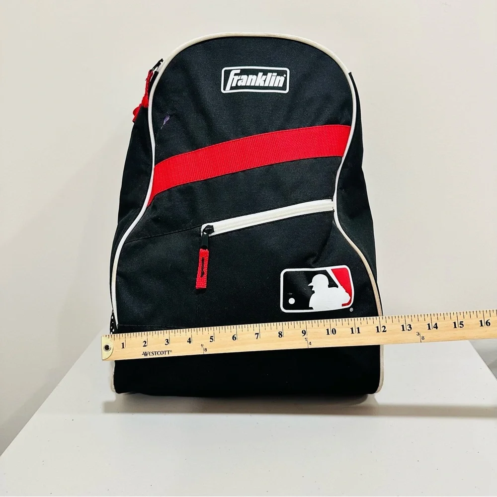Franklin Sport Baseball Backpack Bat pack Equipment Bag Red‎ Black